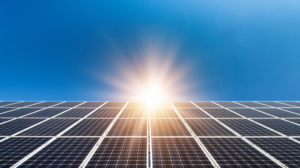 Panneaux photovoltaïques soleil
