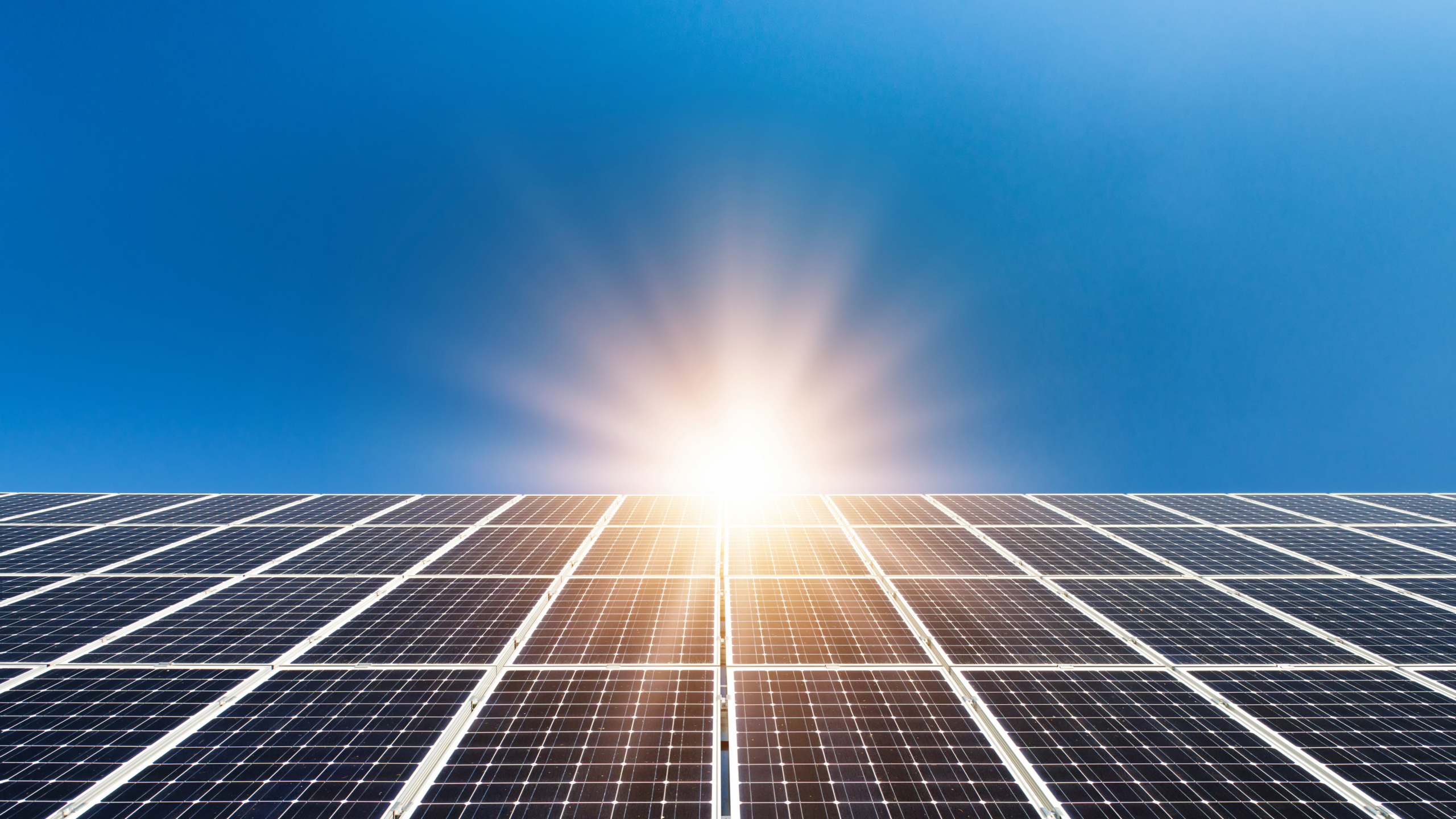 Panneaux photovoltaïques soleil